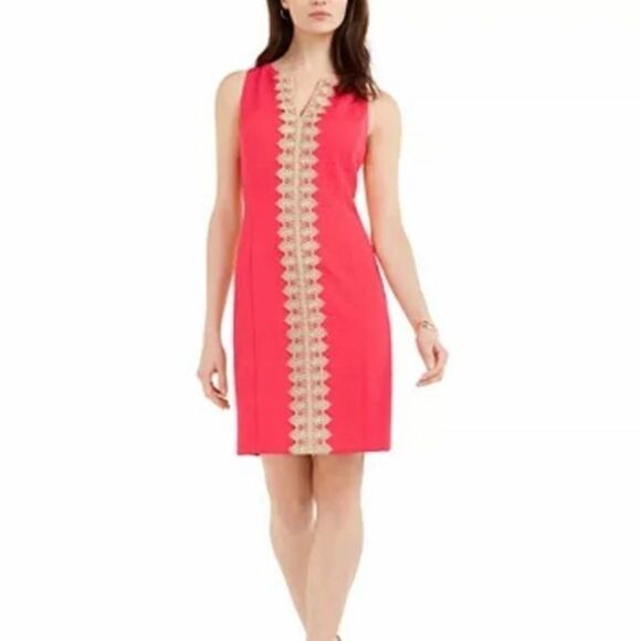 Pappagallo The Brook Quilted Jacquard Dress 4 - Picture 1 of 10